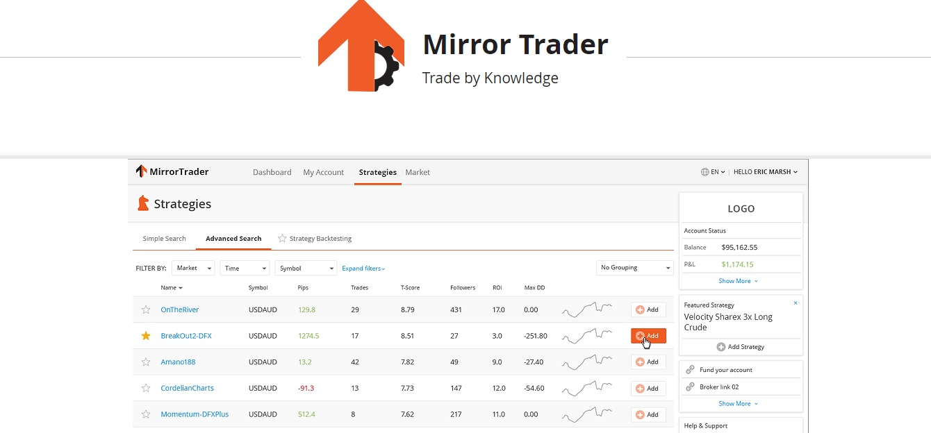 Tradency Mirror Trader